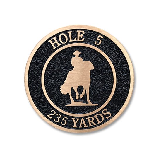View Gallery For Round Tee Distance Marker