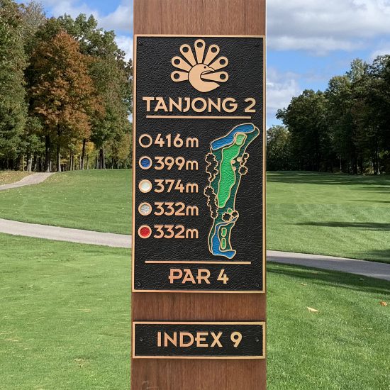 View Gallery For Single Post Mounted Tee Sign – Imperial