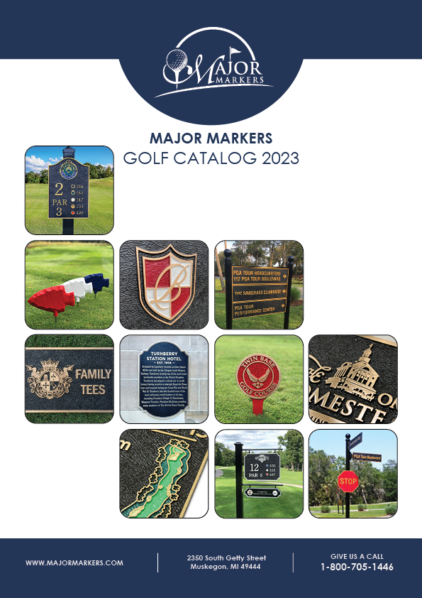 Major Markers golf catalog 2023