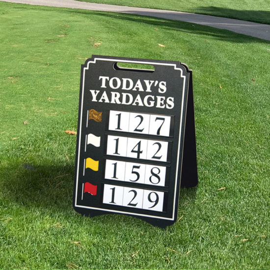 View Gallery For 16 x 24 Today's Yardages Easel