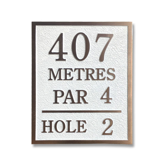 View Gallery For Rectangle Tee Distance Marker
